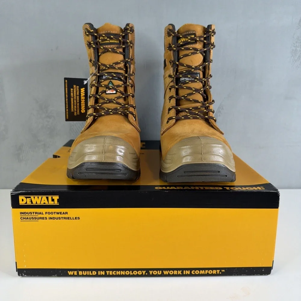 DeWalt Spark 8" Work Boots Mens 11.5W Steel Toe Waterproof New Box - Picture 4 of 10